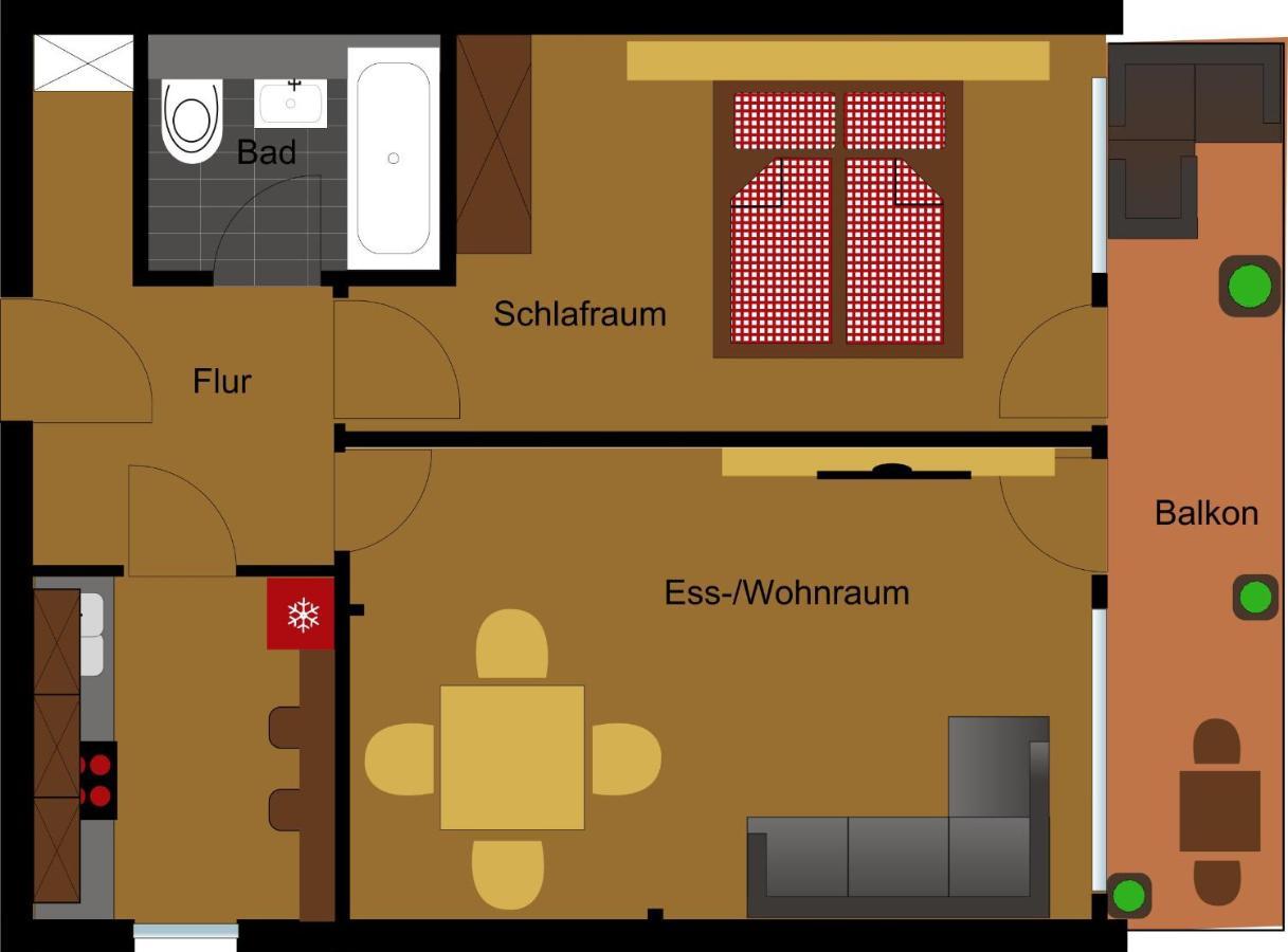 Hoch3 Apartment *